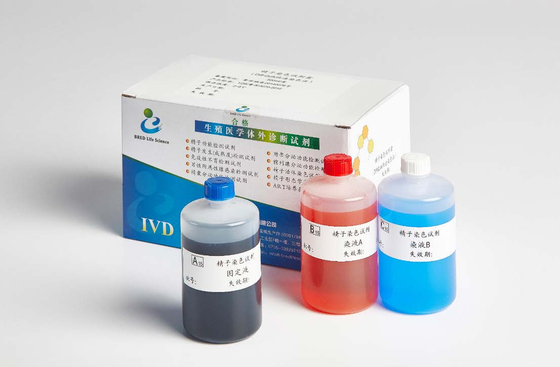 Diff-Quik-Färbung Spermienmorphologie Fleckensatz CE-markiert Luftgetrockneter Schmiermittel