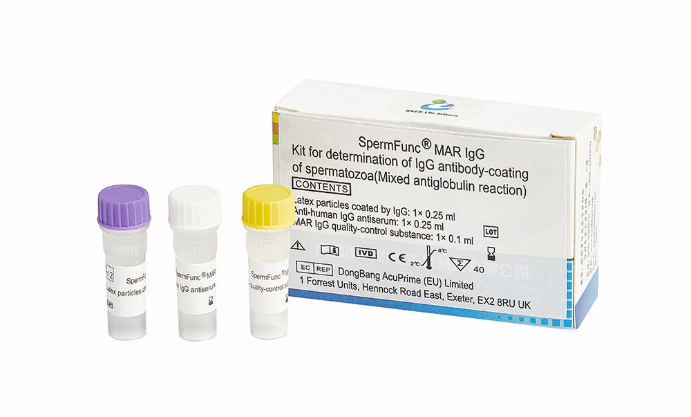 Ergiebigkeits-Test-Ausrüstung SpermFunc männliche für Bestimmung IgG-Antikörper-Beschichtungs-Spermien